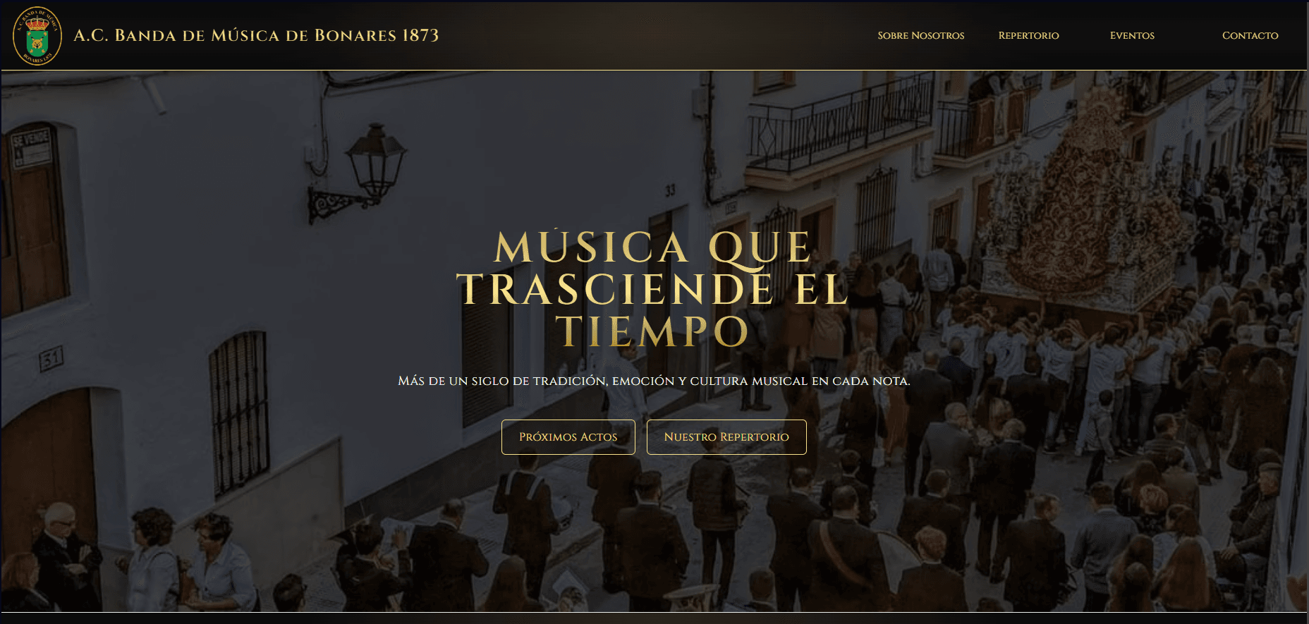 Web Oficial Banda Música de Bonares